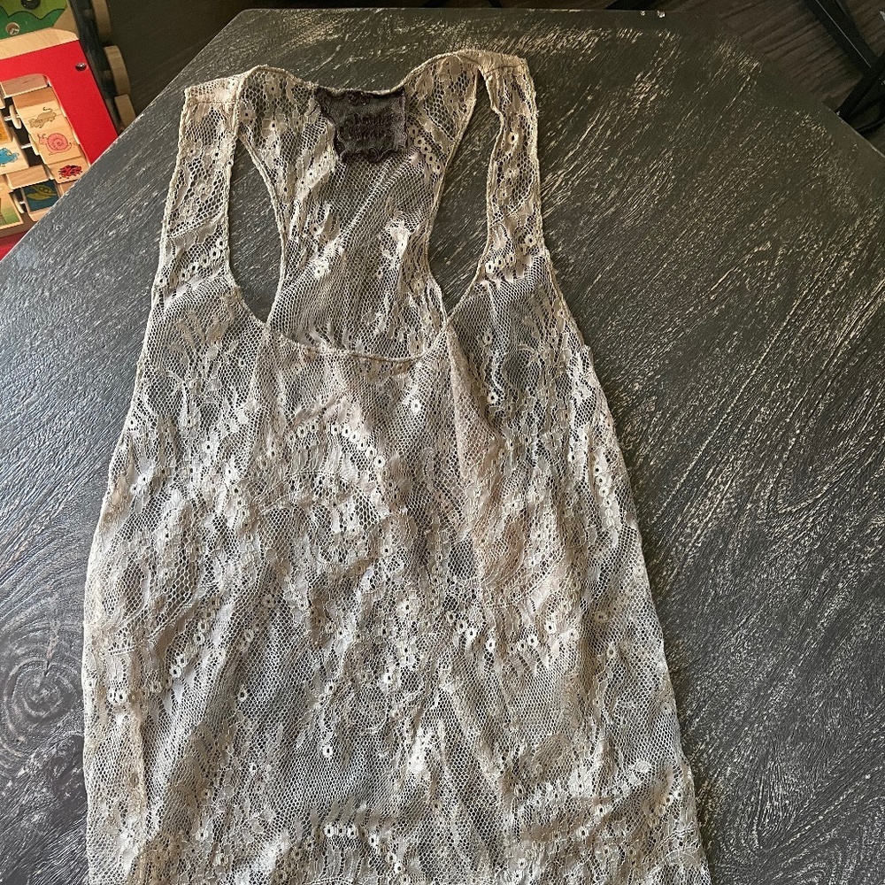 BONNIE STRAUSS LACE TAN